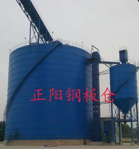 青松路街道大型矿粉钢板库